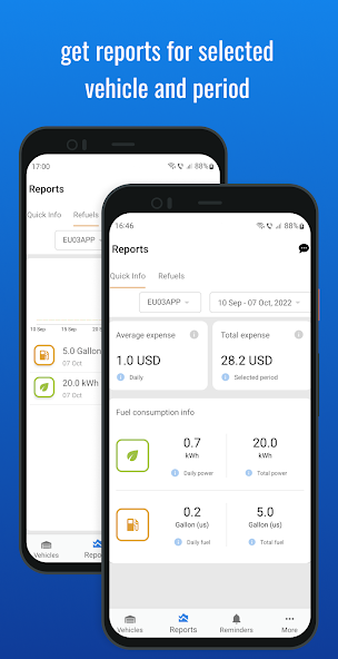 5Drive - vehicle fuel expenses screenshot 3